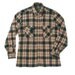 SALE - Vintage 70's Green Plaid Button-Up with Two Chest Pockets