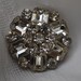 Vintage Weiss Rhinestone and Glass Brooch free shipping us only