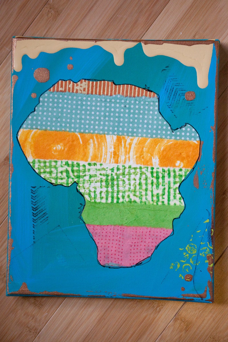 Patchwork on Turquoise
