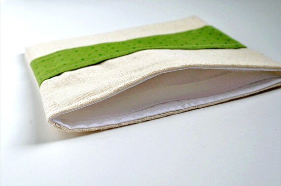 Snack Pouch - Reusable Snack Bag - Reusable Baggies - Green Snack Bag