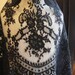 Vintage looking Black Chantilly Lace-40 inches left