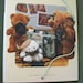 80s Bear Family Folder Vintage Ring Binder Kawaii File Dossier Stationery GVS team