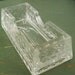 Antique Flat Panel Toothpick Holder Vintage Ornate Glass 1930s Kitchenware GVS team