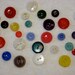 Mixed lot of 30 Vintage plastic buttons