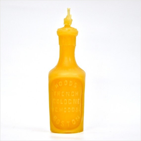 Beeswax Candle Hood's French Cologne Boston