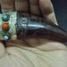 Southeast Asian Tibetan "Yak Horn" Amulet