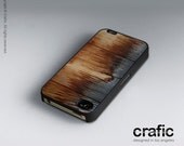 Burned Wood iPhone Case - iPhone 4 case iPhone 4s case