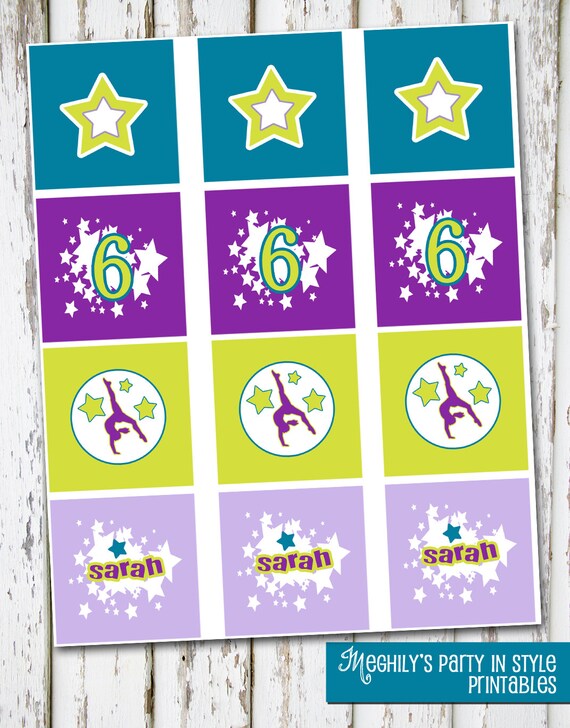 American Girl McKenna - 2 inch Circles - Cupcake Toppers Il_570xn
