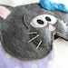 Cat face sleep mask adjustable eye mask
