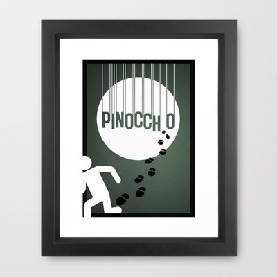 Disney's Pinocchio Minimalist Poster