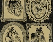 Portraits Of The Human Heart 11x14 Ink Illustration Fine Art Print