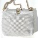 1960s vintage WHITING AND DAVIS mod chain-link mesh clutch handbag