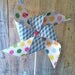 Pinwheels - Lady Bug Picnic - Set of 5 Tall Pinwheels and 12 Mini Pinwheels