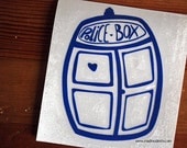 Cute Dr. Who Tardis Vinyl Sticker - type1