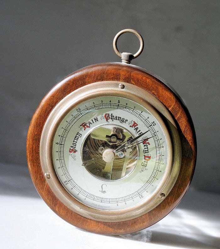 Vintage LUFFT Wall Barometer 806 by IronBee on Etsy