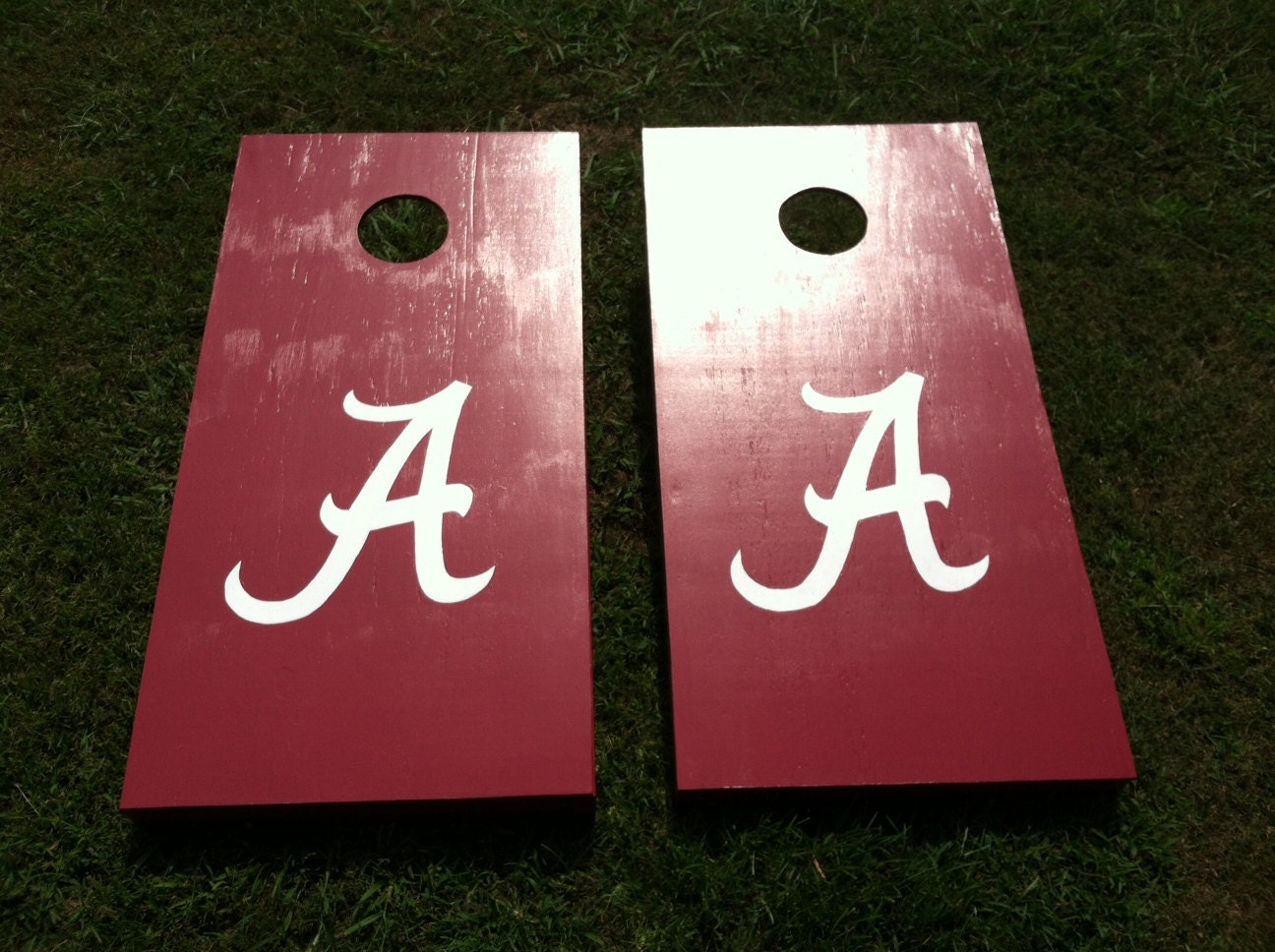 Custom made Cornhole Boards Set -Alabama Crimson Tide