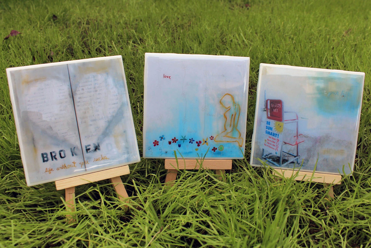 Handmade Coasters - Original Art - Group 4 - Create a Set of 4