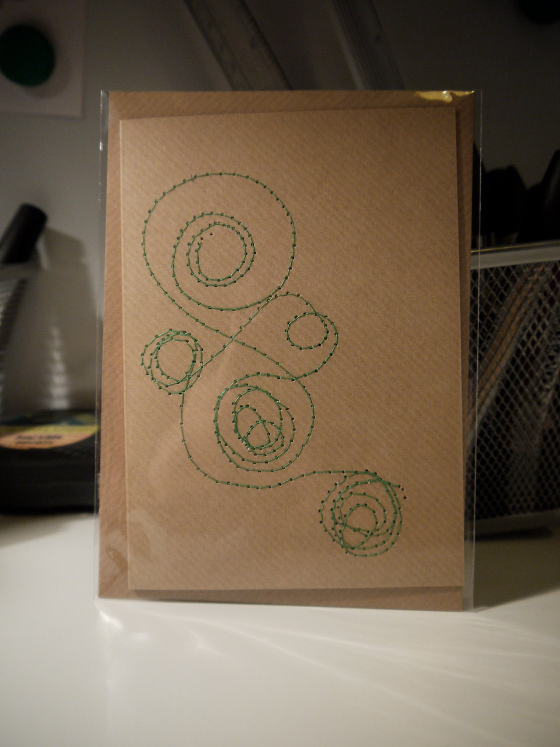 Embroidered Pattern A6 Greeting Card