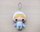 Felt Keychain -  Valentine Gift -  cute keychain -  Kawaii keychain - stocking stuffer - READY TO SHIP