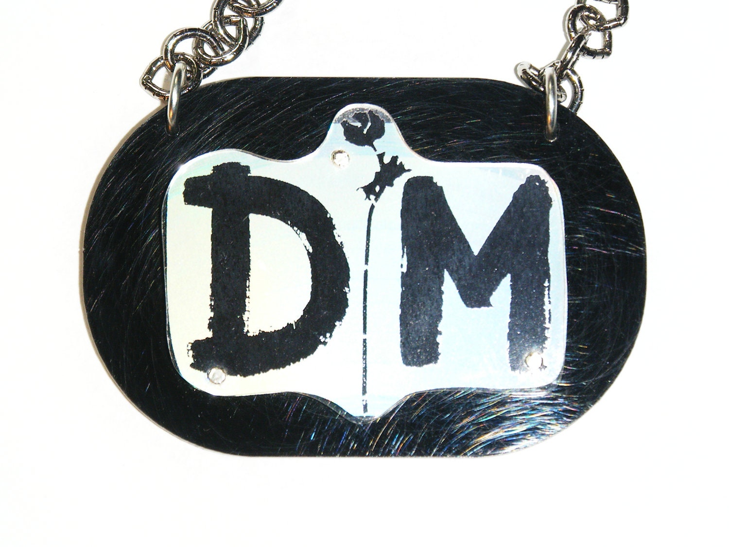 Recycled Depeche Mode cd necklace