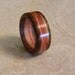 Size 8.5 Ring made from Tigerwood & Pink Ivory
