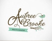 Photography Logo Custom Premade Calligraphy Swash for photography, small business
