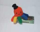 Amigurumi Rainbow Octopus with Top Hat