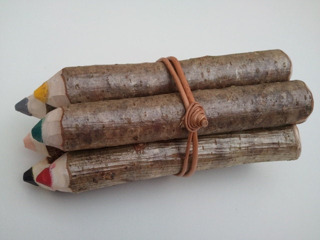 Large chunky hazel Crayons