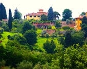 Travel Photography -Villa in Florence, Italy - Tuscan, European, Fine Art, Landscape, Italian, Fine Art Photography