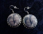 Personalized Custom Bottlecap Earrings (Your Images)