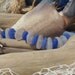 Blue Sea Glass Beads Cobalt Blue Beach Glass Beads Smalls