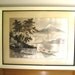 Vintage Asian Silk Thread Wall Hanging, Asian Art Work, Mid Century Asian Picture, Wall Hanging