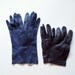Leather Gloves - Brown and Blue 1950s