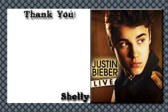 items-similar-to-justin-bieber-printable-birthday-thank-you-cards-digital-file-4x6-or-5x7-on-etsy