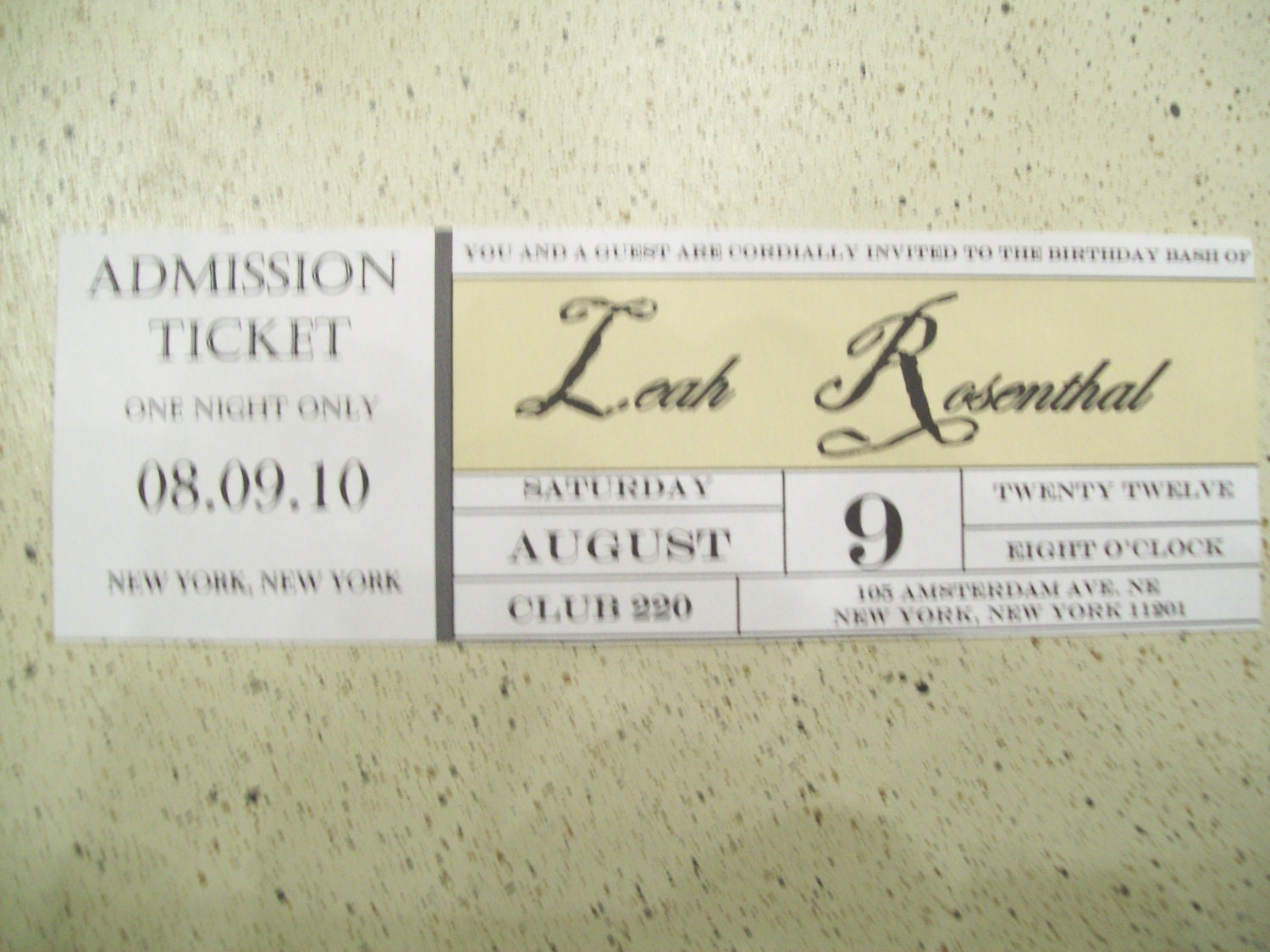 Admission ticket Invitation Il_170x135