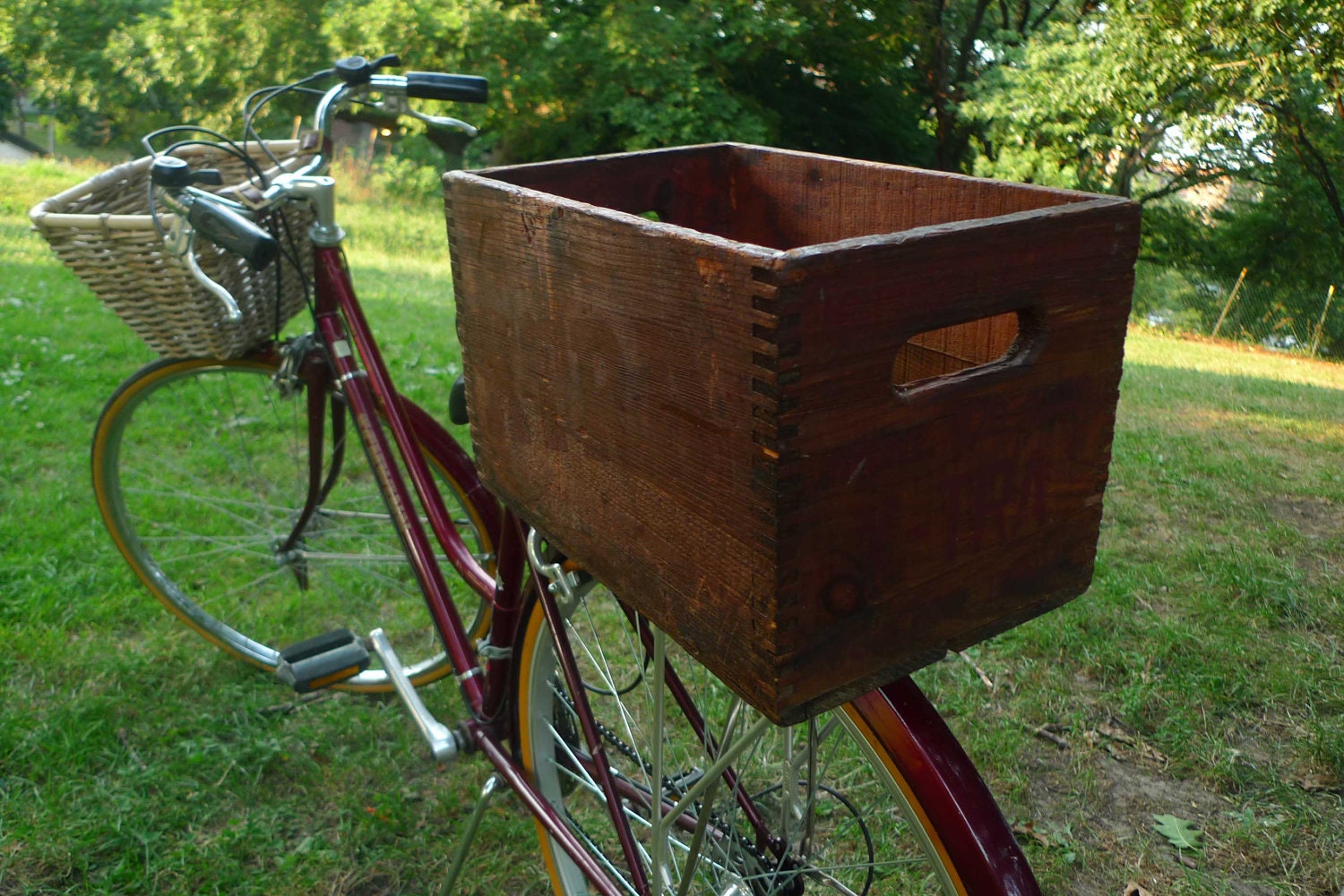 X-tra Soda Upcycled Bicycle Crate