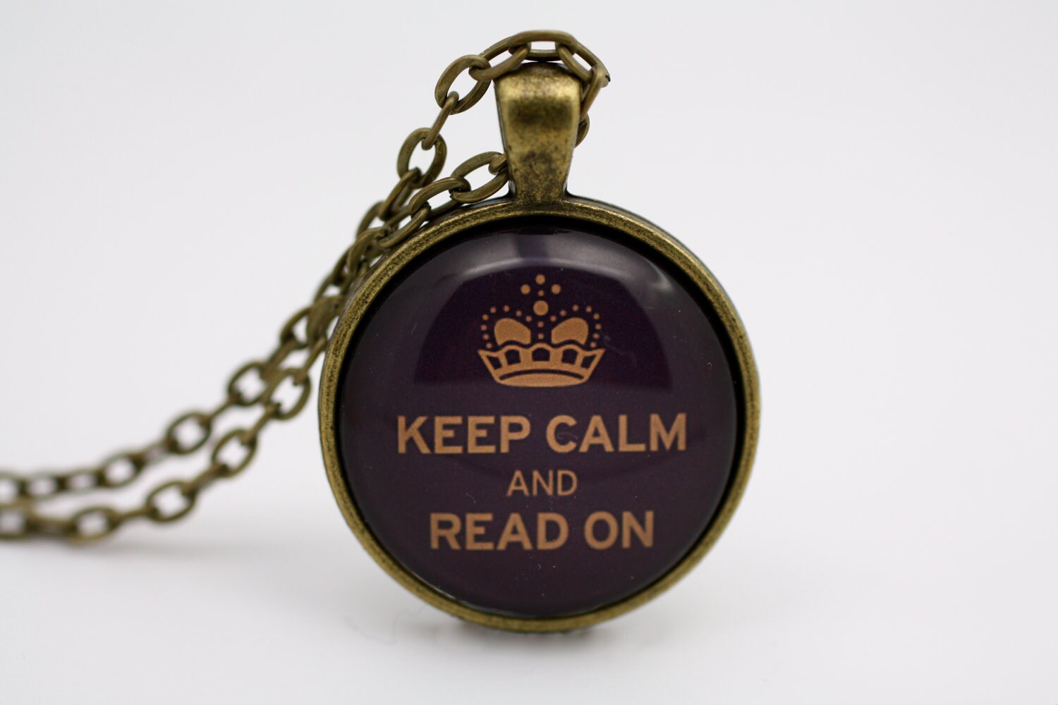 I Love Reading 'Keep Calm and Read On' Glass by BeneathGlass