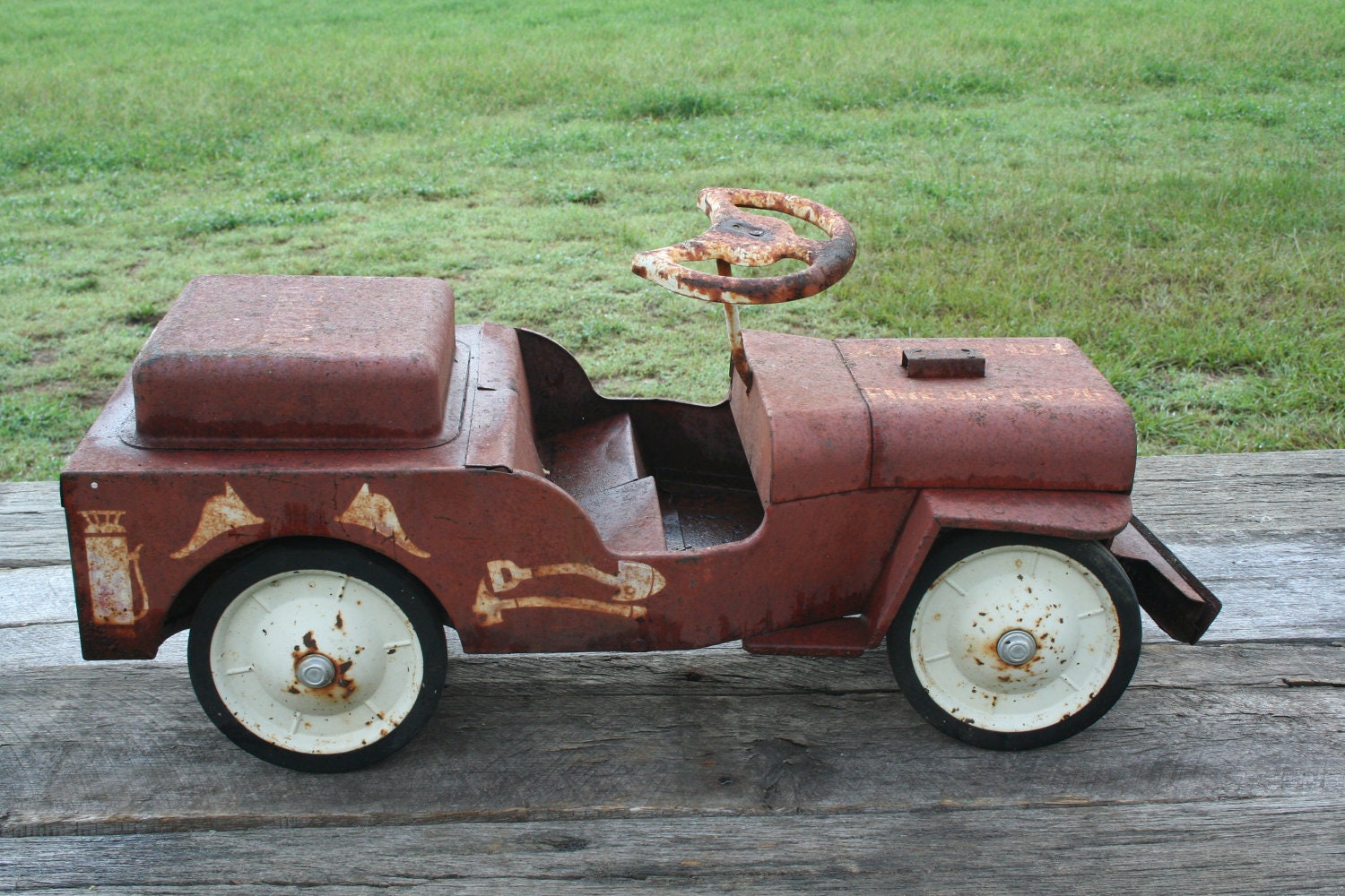 large pedal car