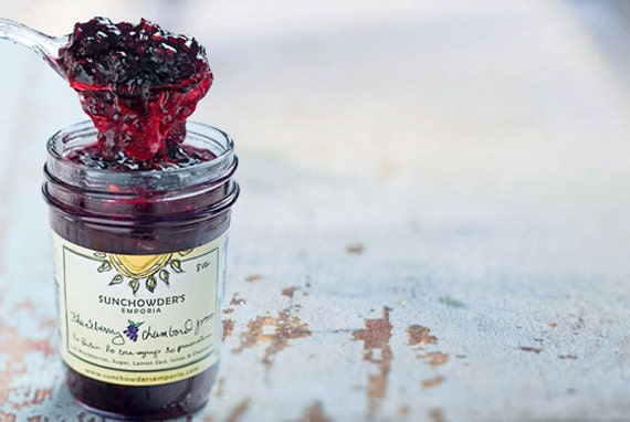 Blackberry Chambord Jam as seen in Southern Living Magazine