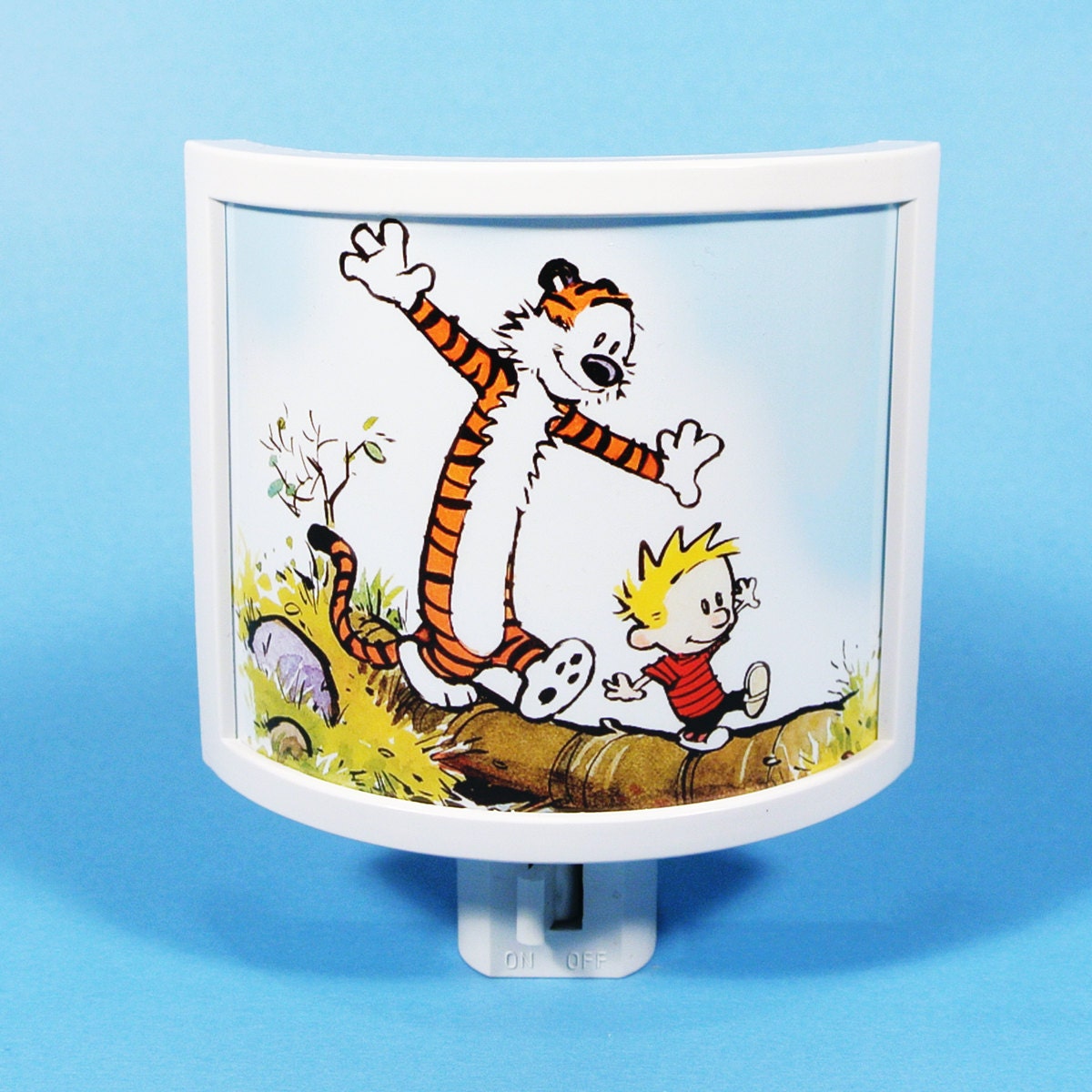 Calvin and Hobbes Night Light cute nursery bathroom hallway bedroom TAKE IT with