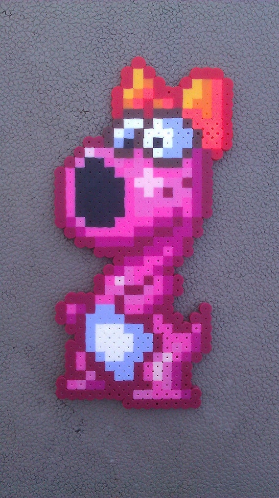 Super Mario Bros 2 Birdo Beadsprite Magnet Perler Bea 