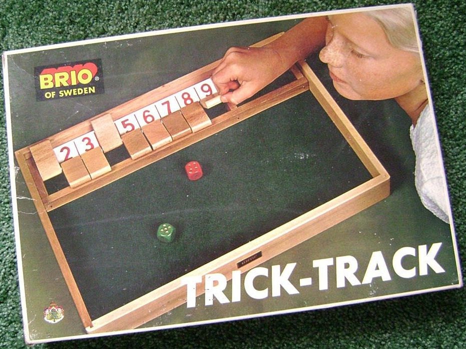 Vintage Wooden Trick Track Game Brio of by VeiledThroughTime