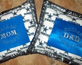 Dallas Cowboys MOM & DAD Matching pillows-custom made
