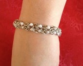 Pearl Cage Chainmaille Bracelet