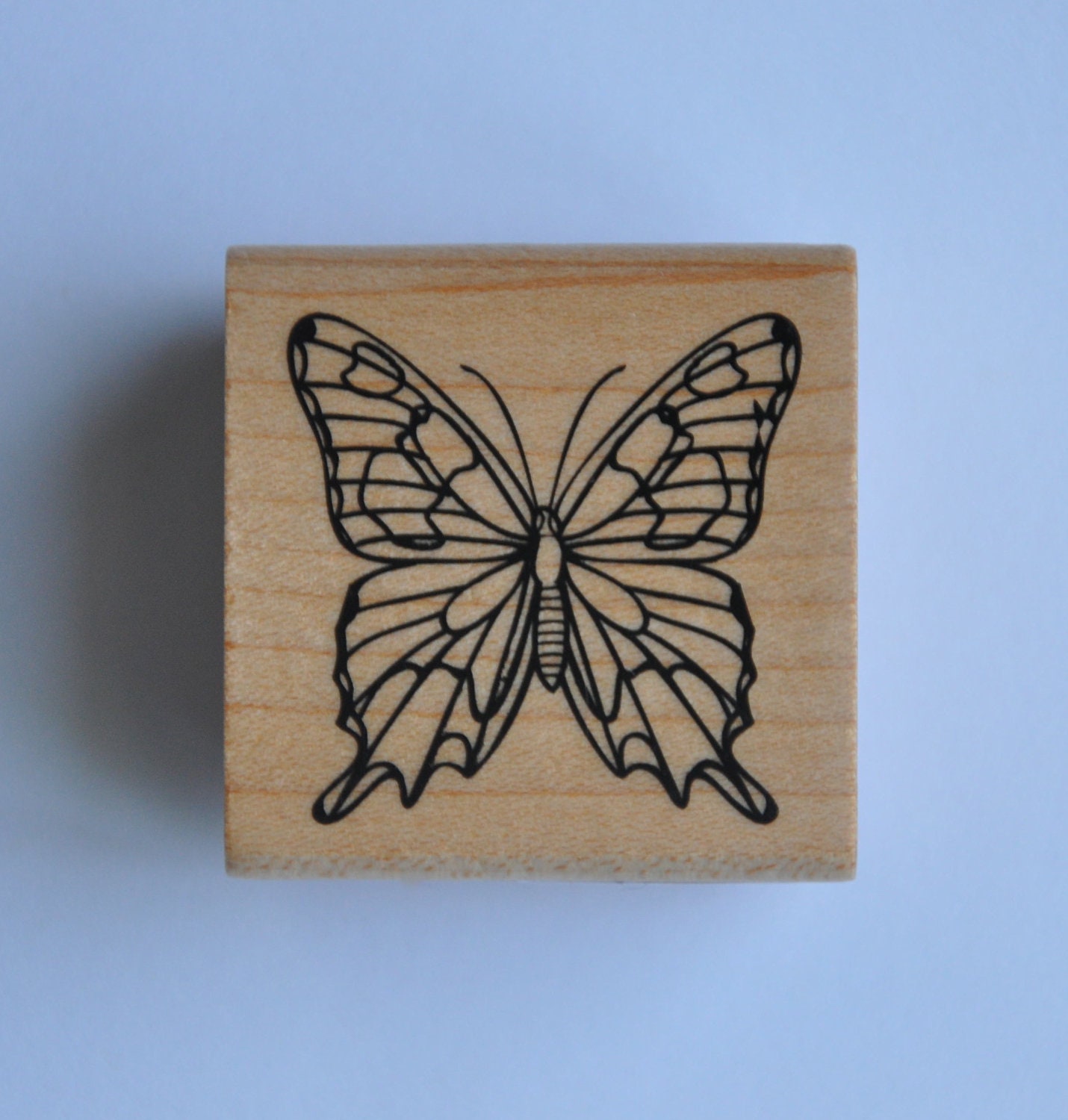 Rubber Stamp, Butterfly Stamp, Art, Mounted Rubber Stamp, Gift Tags, Business Cards, Crafting Supplies, Packaging, Design