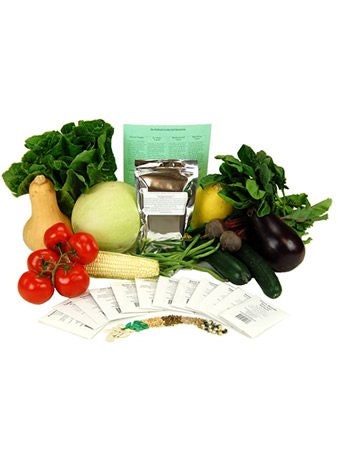 Heirloom Vegetable Garden Seed Collection - Assortment of Gardening Seeds: Pumpkin, Tomato, Beet, Spinach, Eggplant, Corn, Kale, More