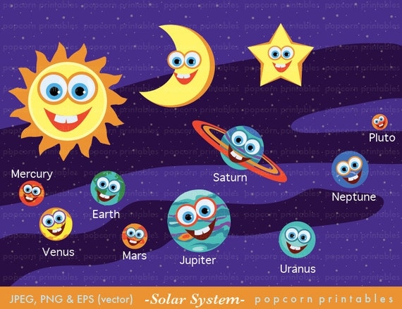 clipart planets solar system - photo #16