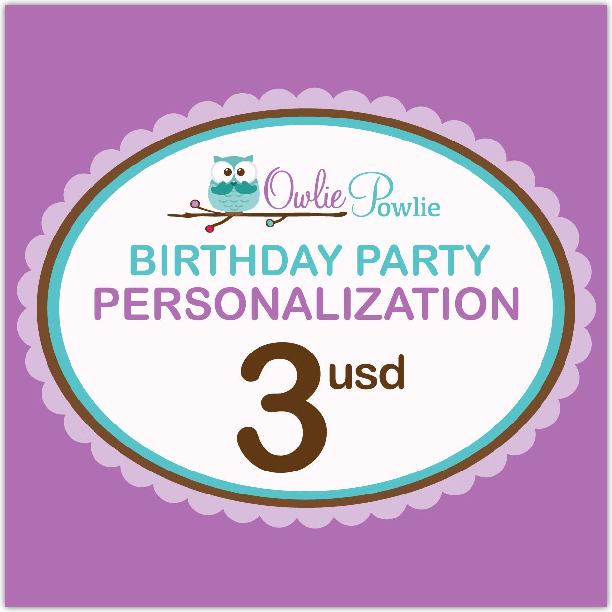Birthday Party Personalization Services, Name and Age Personalization Il_570xn