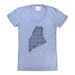 MAINE PLAID TEE - Women's Blue