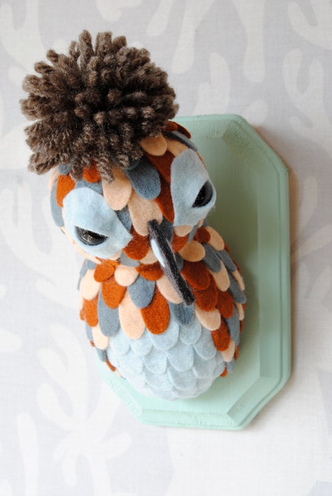 Custom Pom-Pom Bird - Mini Mount